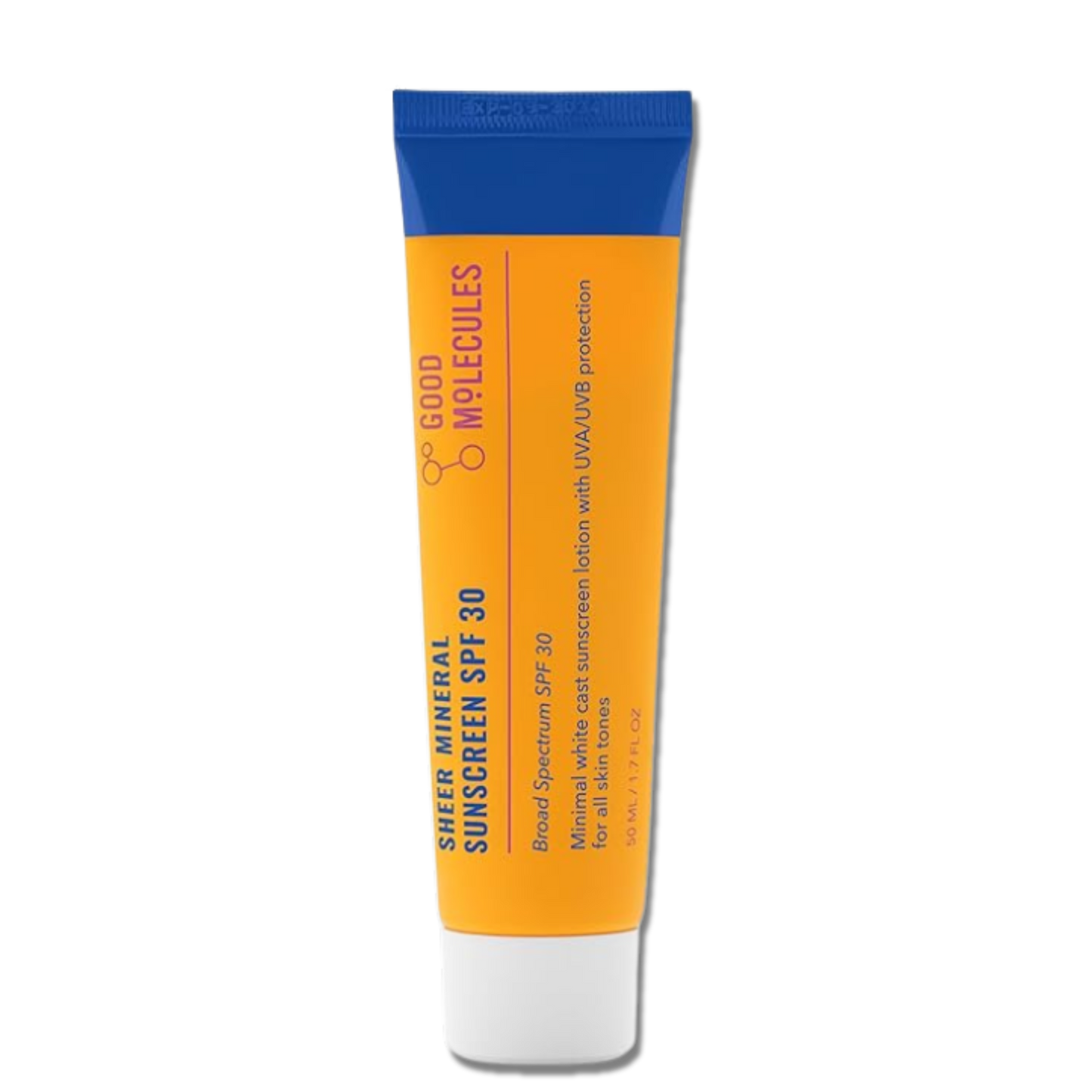 Good Molecules Sheer Mineral Sunscreen SPF 30 50ml Unblemished Bahrain